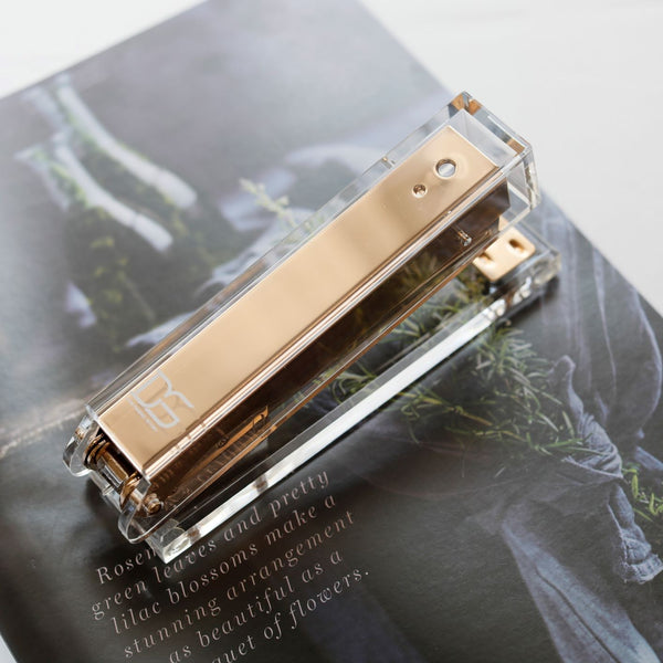 Acrylic Stapler (Gold, Rose Gold,Colorful,Silver,Blue,)