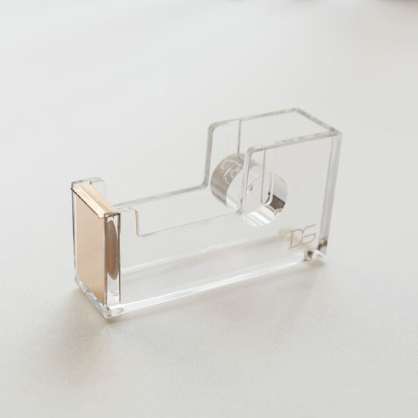 Acrylic Tape Dispenser (Gold, Rose Gold)