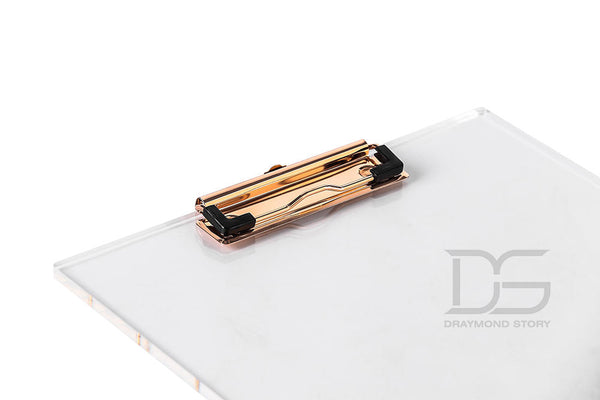 Acrylic Clipboard (Gold,Rose gold)