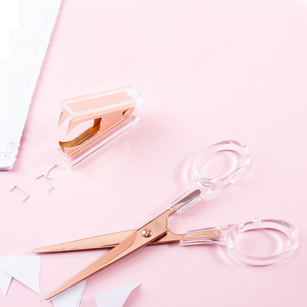 Scissors and Staple Remover Set (Gold)